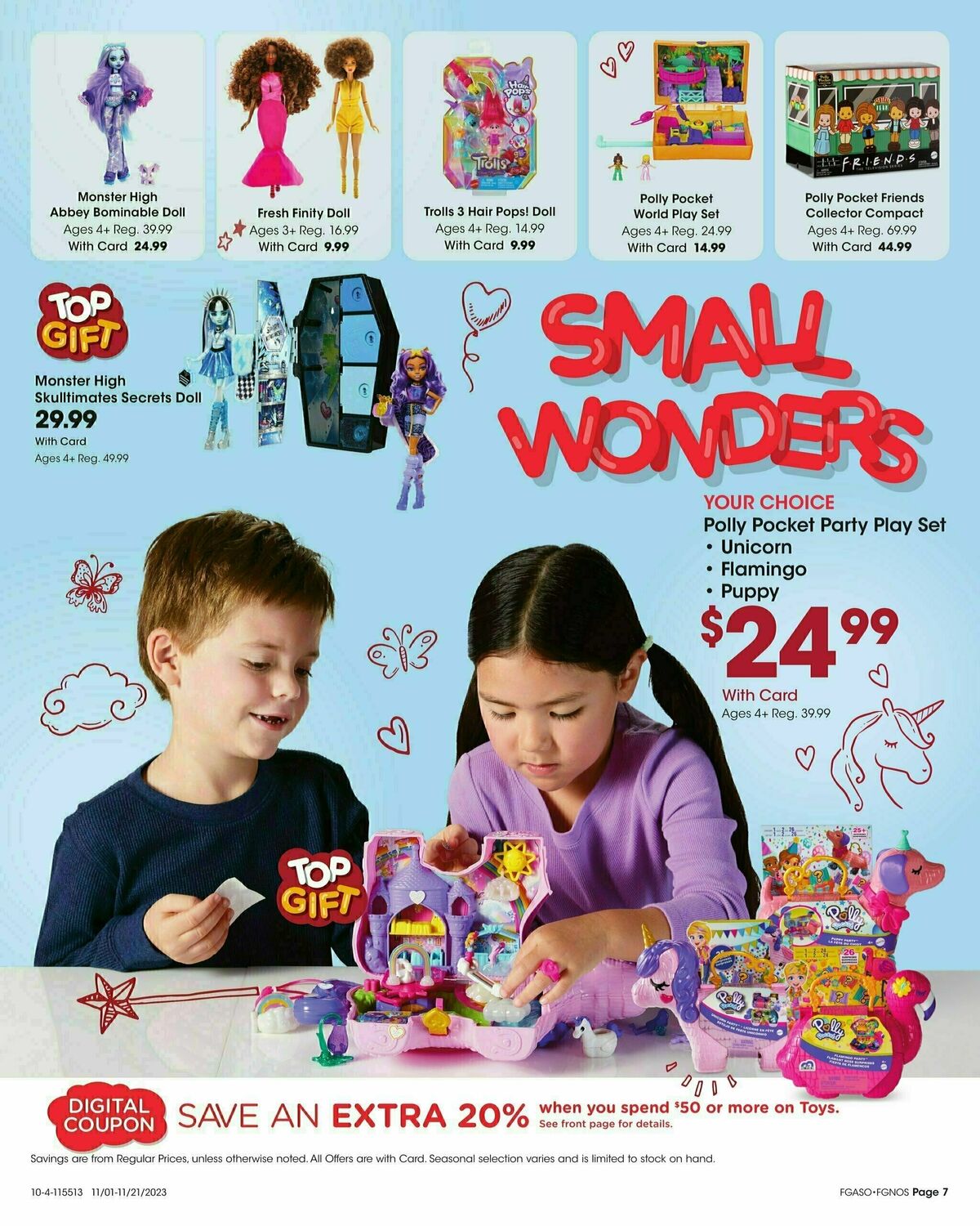 Fred Meyer Toy Book Weekly Ad from November 1