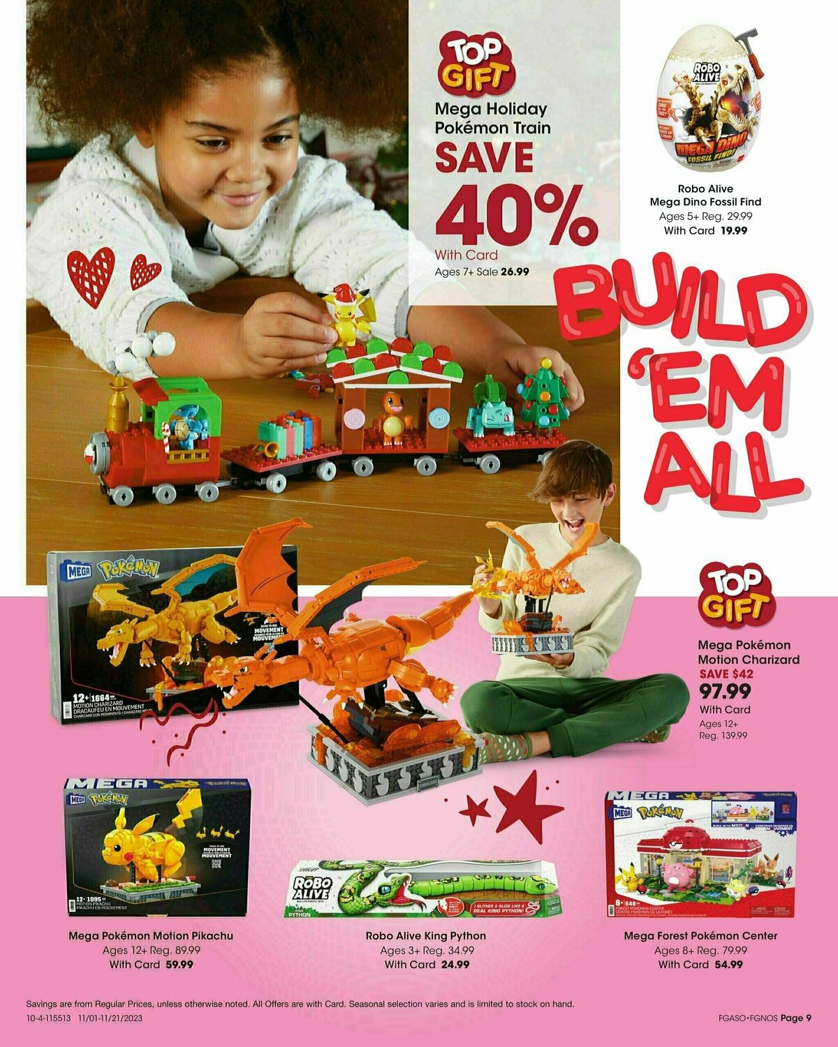 Fred Meyer Toy Book Weekly Ad from November 1