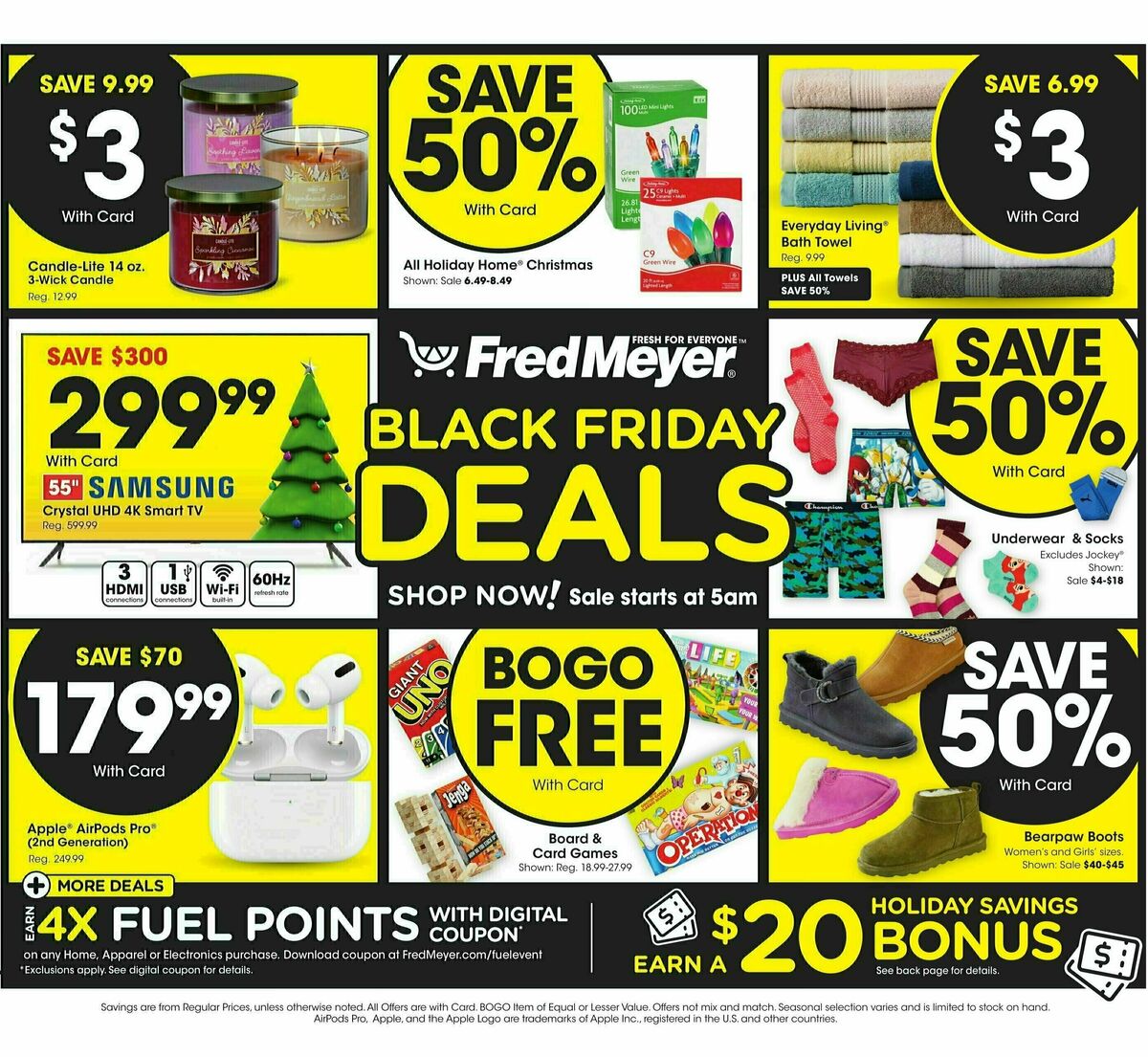 Fred Meyer Preview Black Friday Weekly Ad from November 24