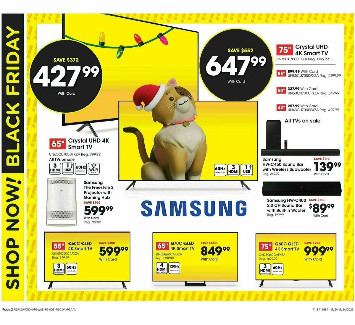 Fred Meyer Preview Black Friday Weekly Ad from November 24