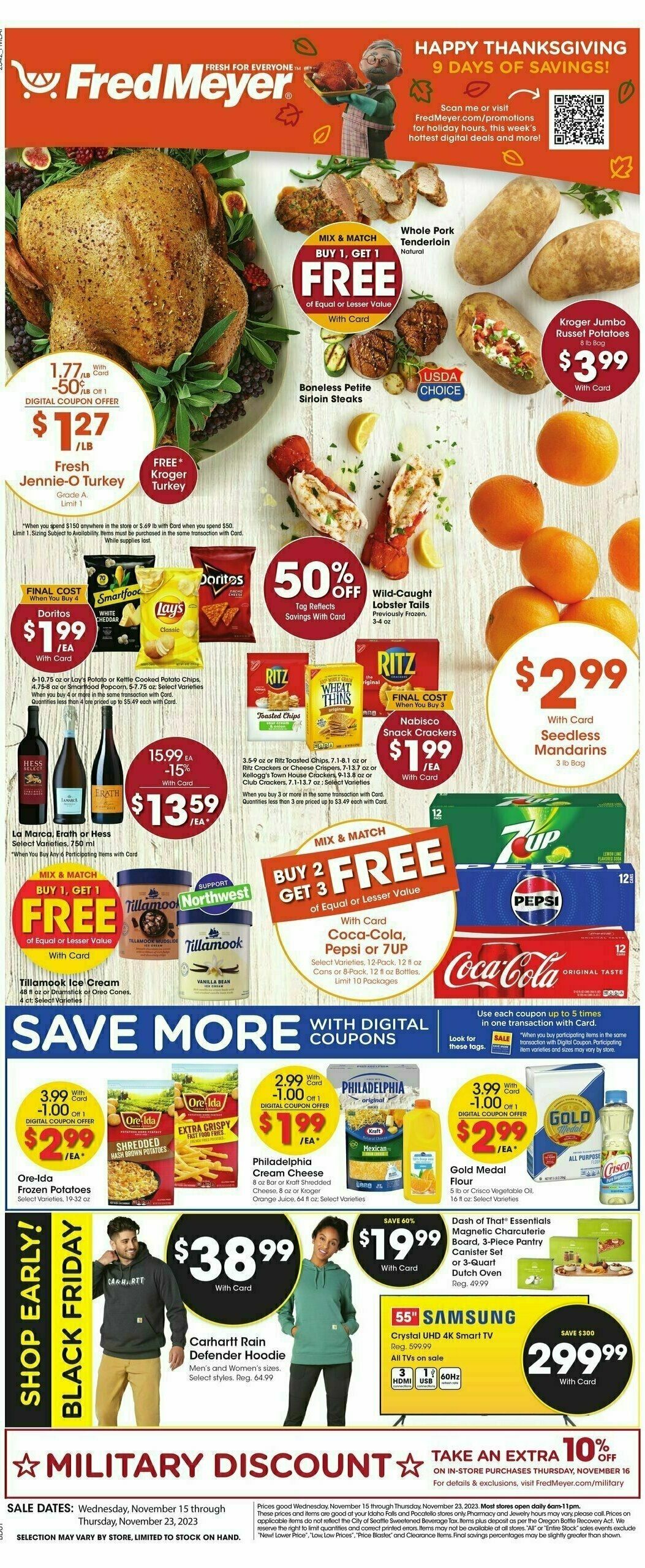 Fred Meyer Weekly Ad from November 15