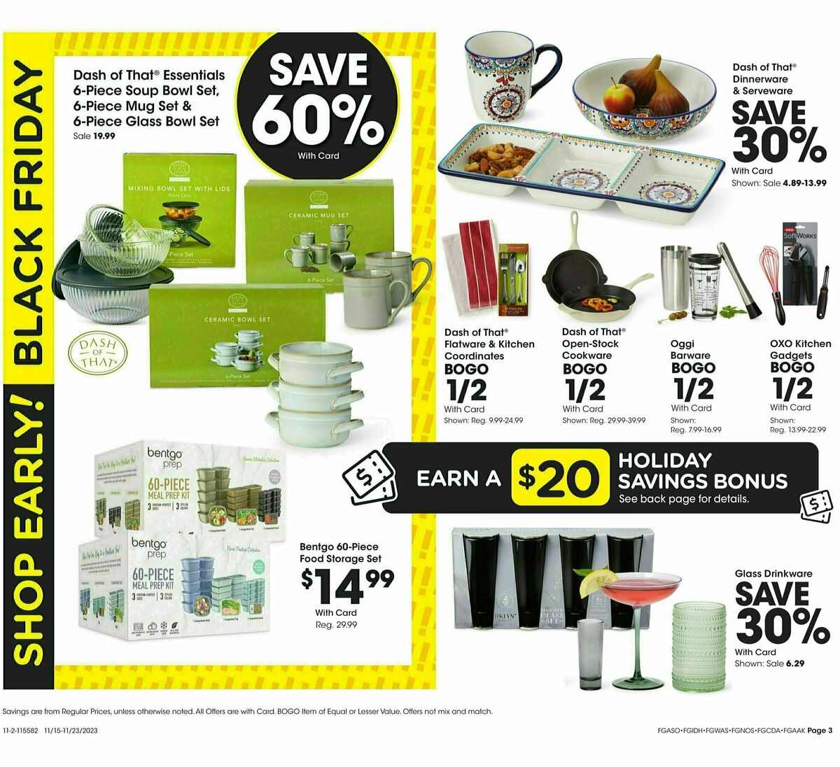 Fred Meyer Black Friday Weekly Ad from November 15