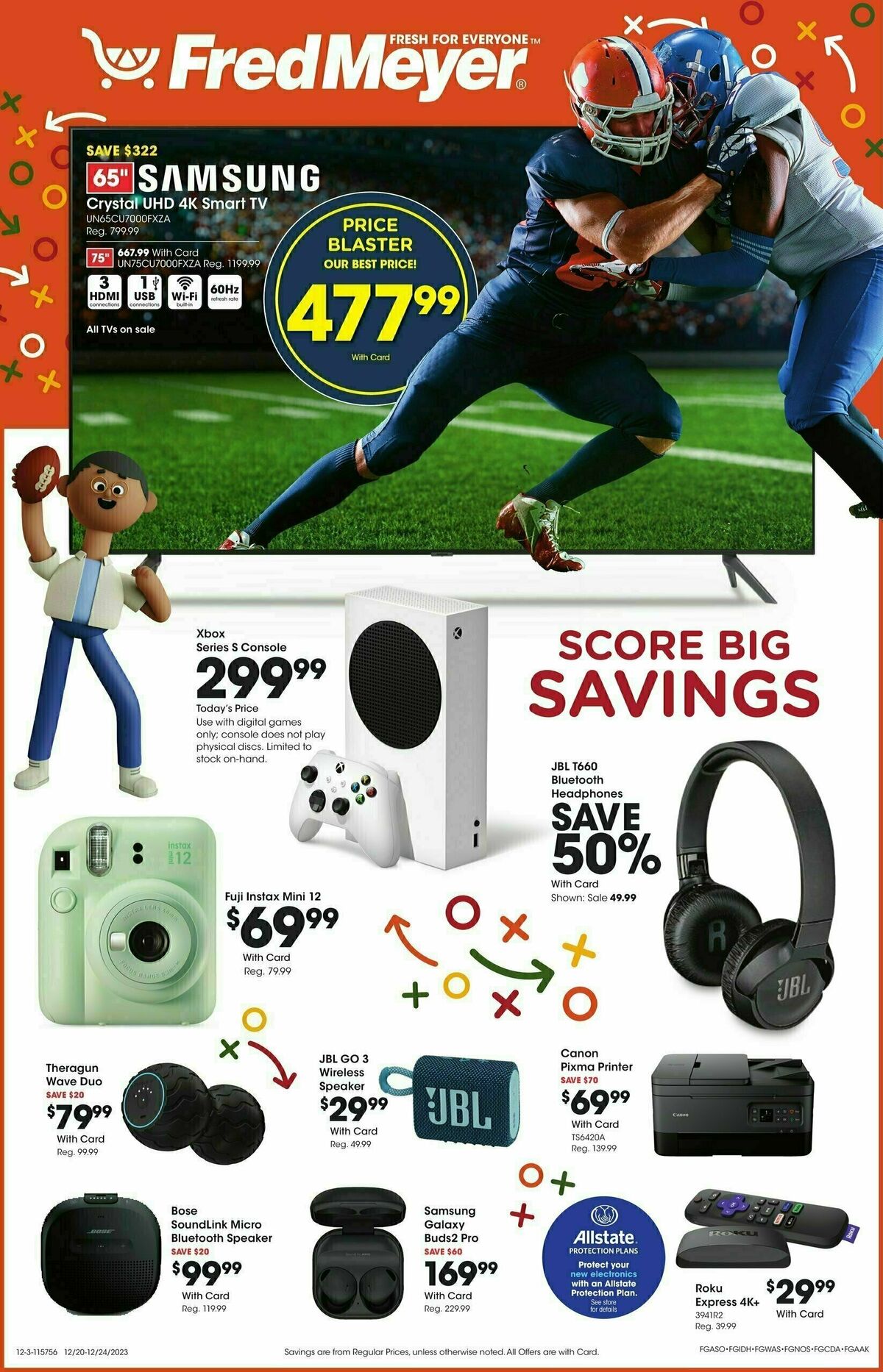 Fred Meyer Electronics Weekly Ad from December 20