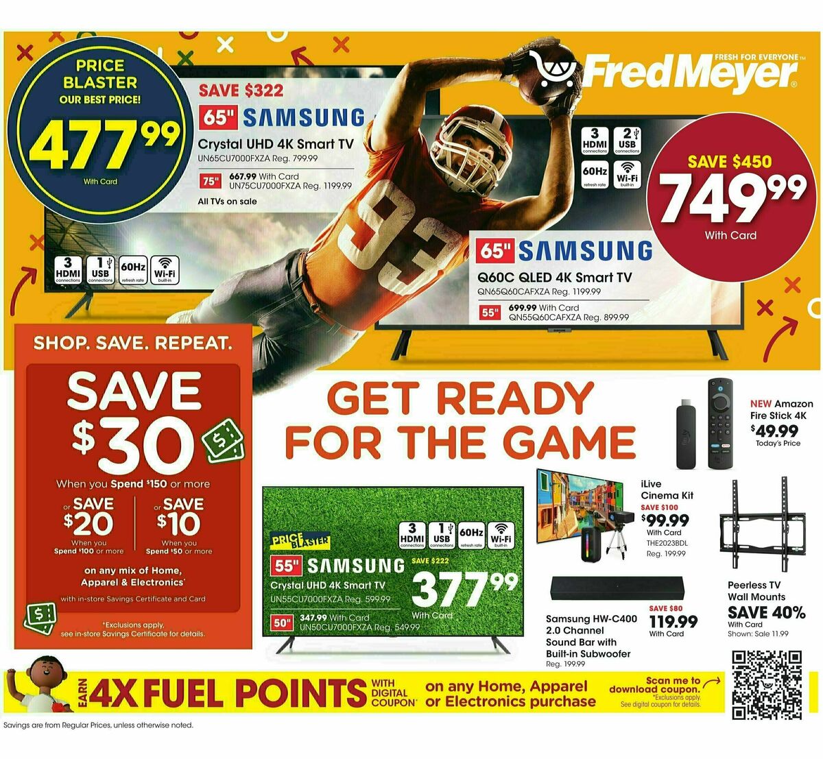 Fred Meyer Ship to Home Weekly Ad from January 3