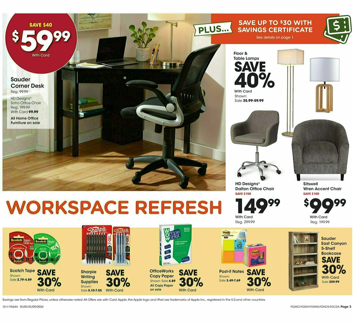 Fred Meyer Ship to Home Weekly Ad from January 3