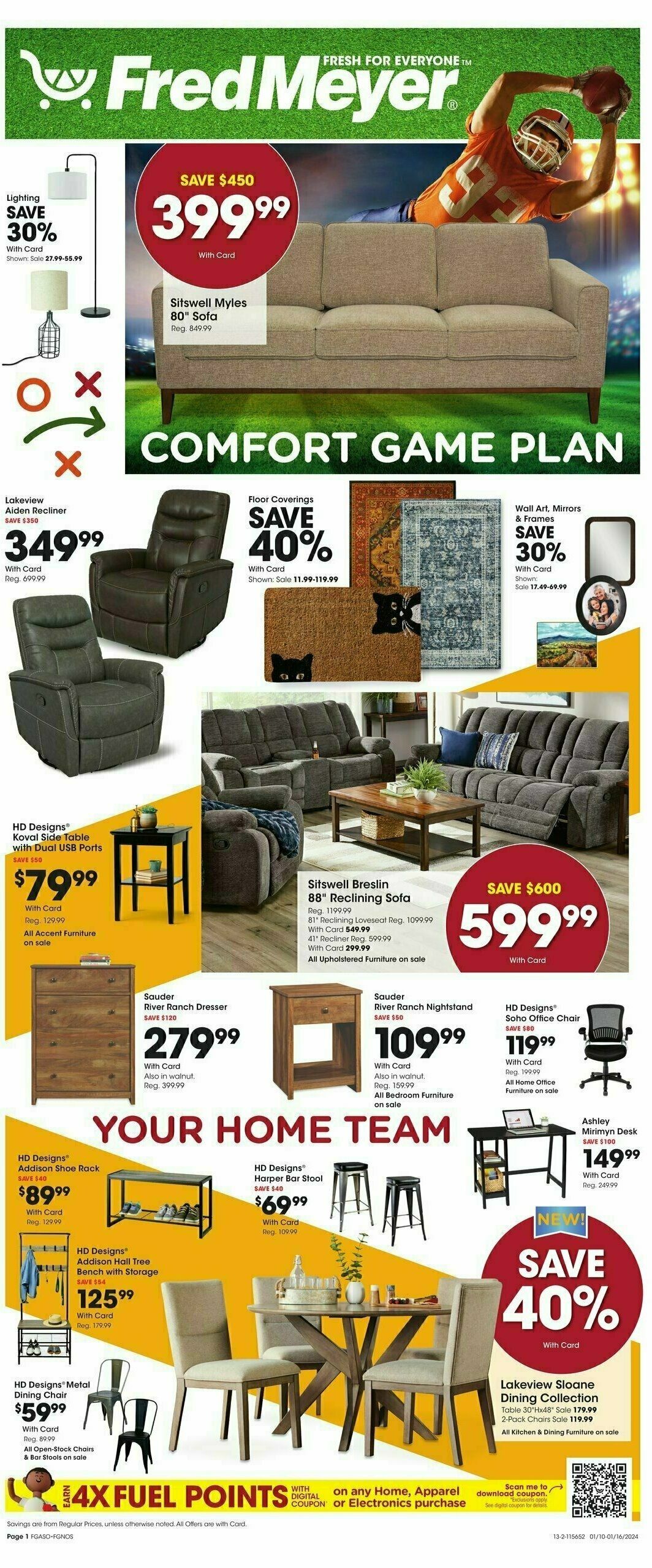 Fred Meyer Weekly Circular Weekly Ad from January 10