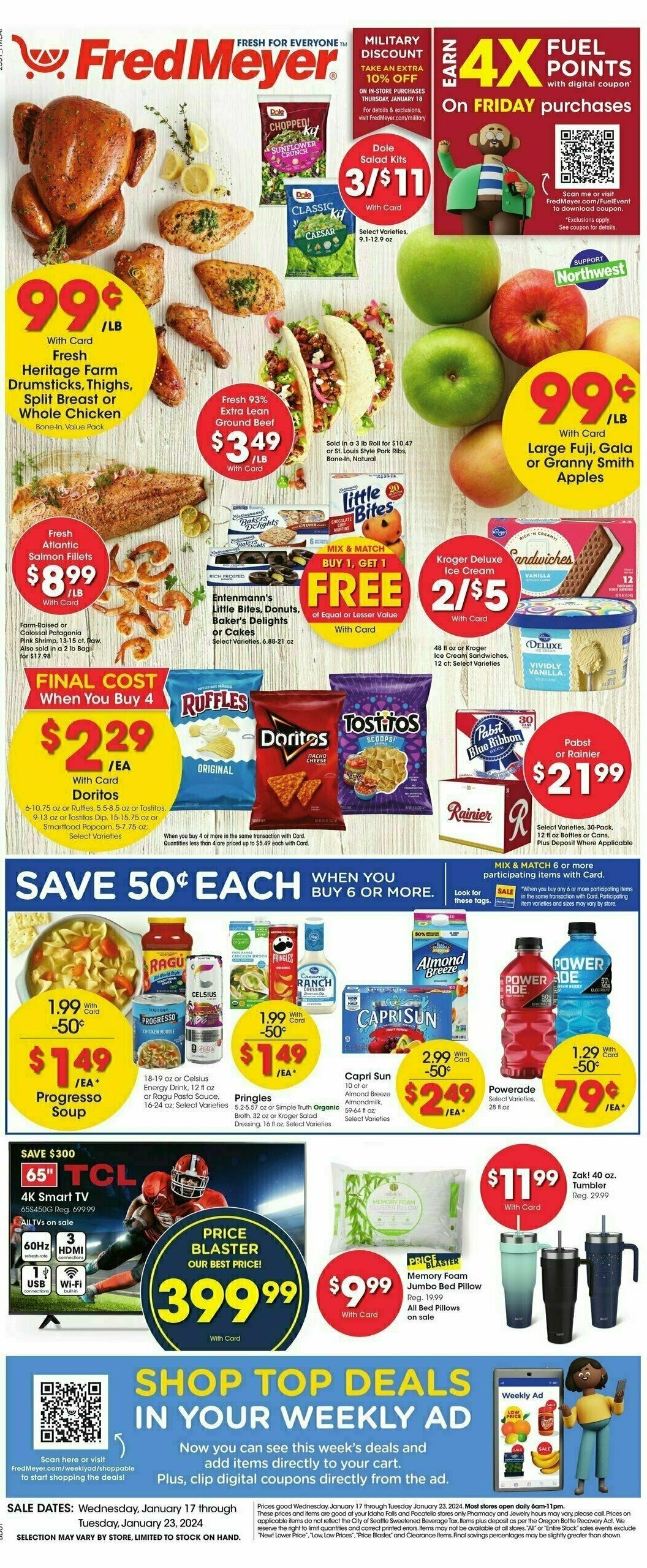 Fred Meyer Weekly Ad from January 17