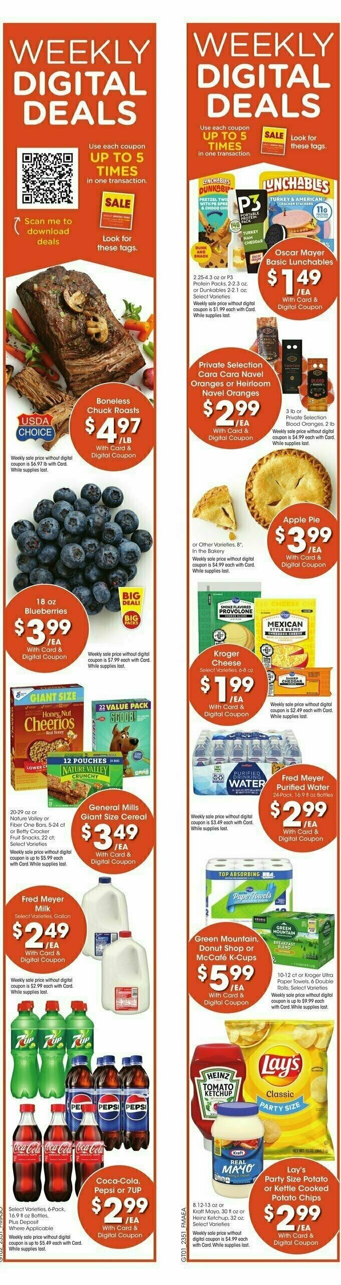 Fred Meyer Weekly Ad from January 17