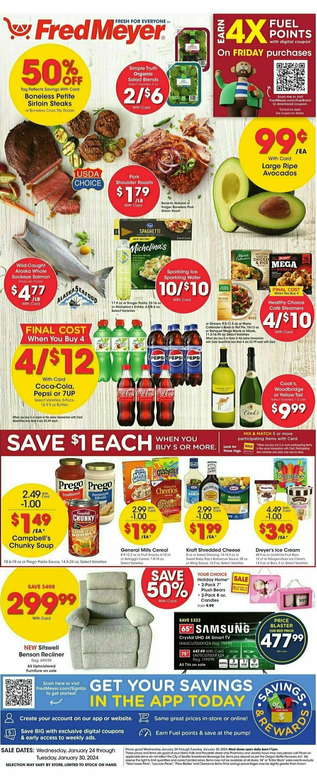 Fred Meyer Weekly Ad from January 24