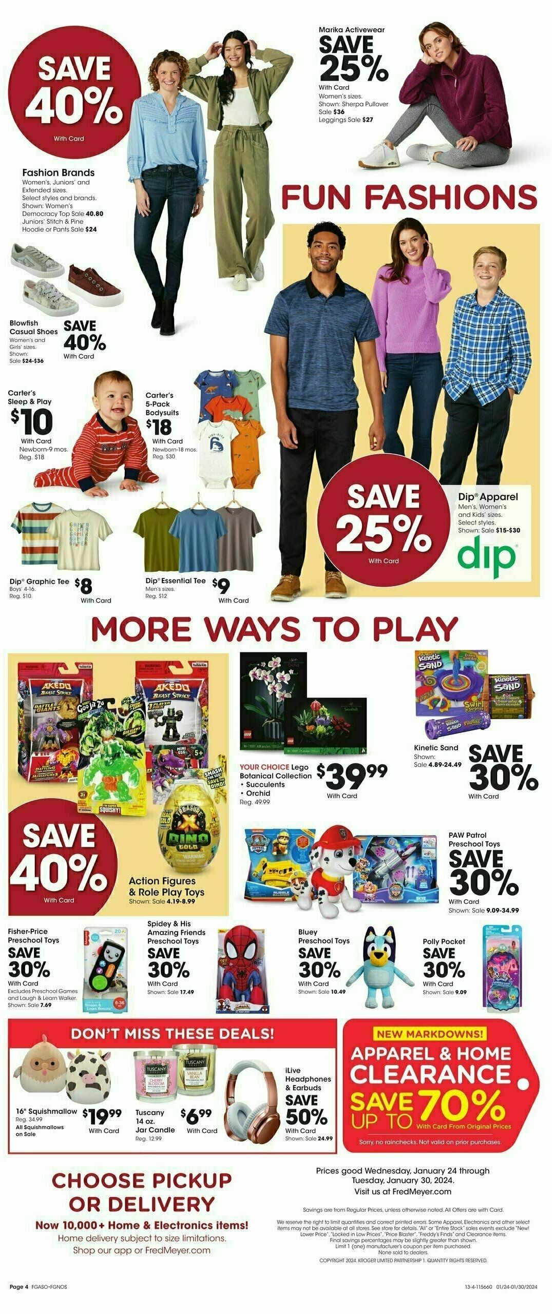 Fred Meyer Weekly Circular Weekly Ad from January 24