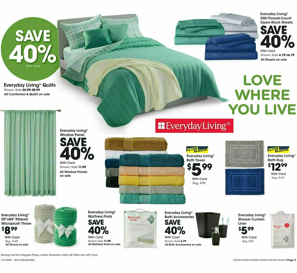 Fred Meyer General Merchandise Weekly Ad from February 14