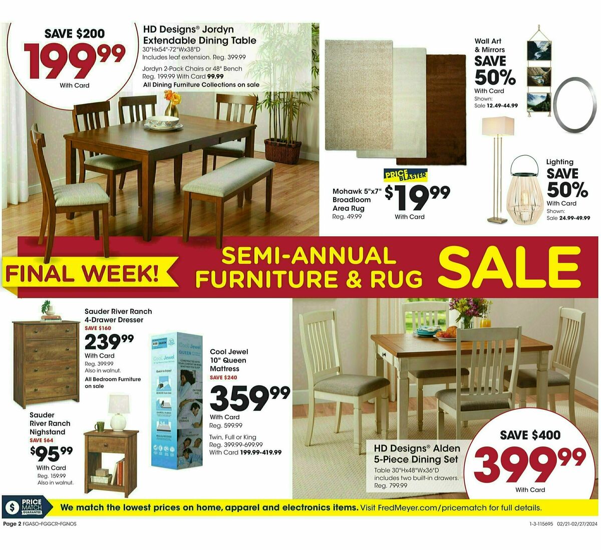 Fred Meyer Sale Weekly Ad from February 21