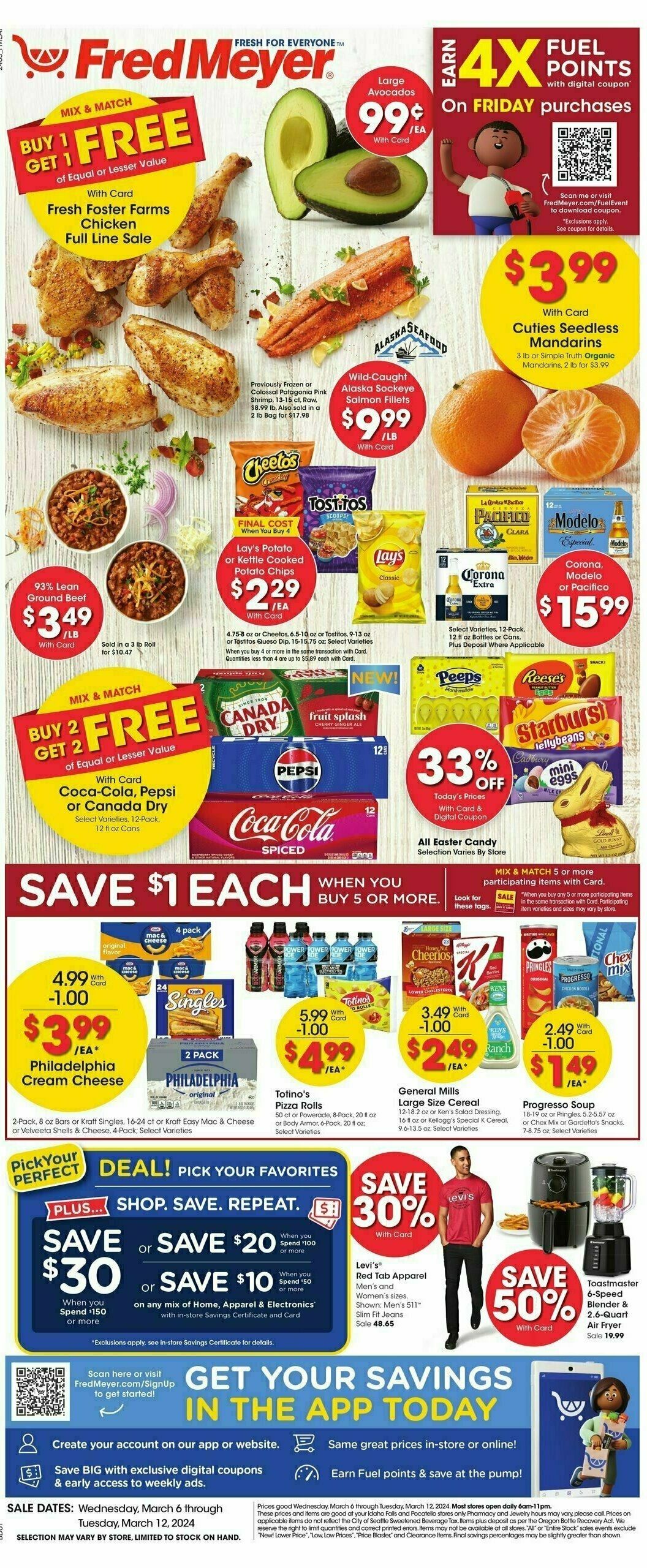 Fred Meyer Weekly Ad from March 6