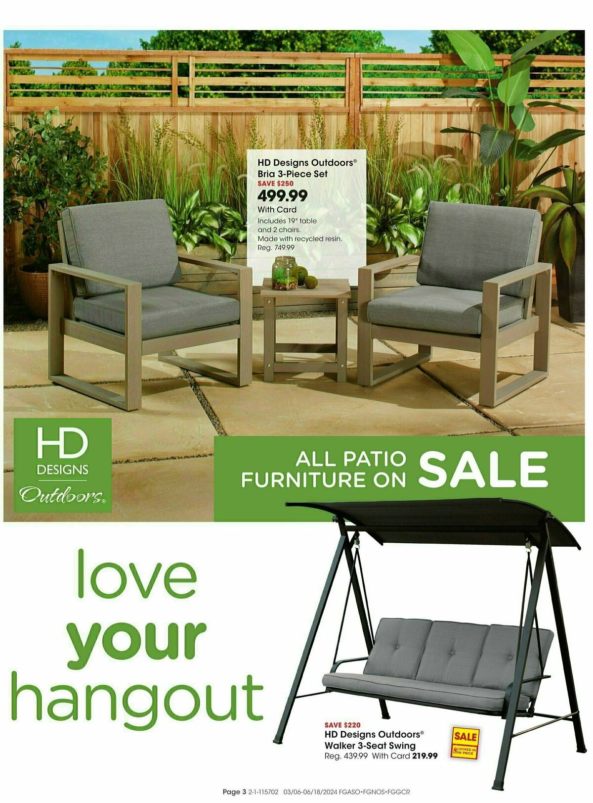 Fred Meyer Outdoor Living Look book Weekly Ad from March 6
