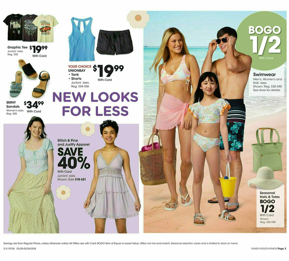 Fred Meyer General Merchandise Weekly Ad from March 20