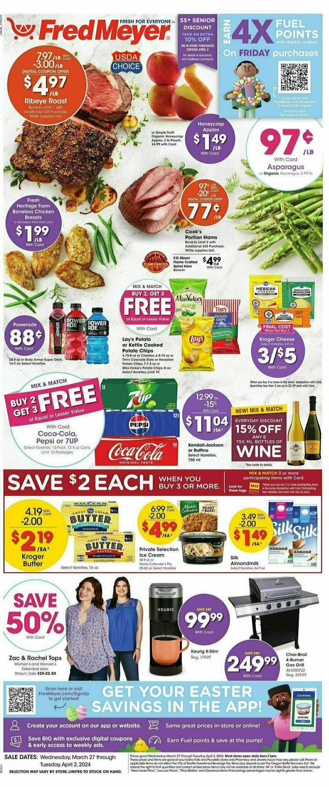 Fred Meyer Weekly Ad from March 27