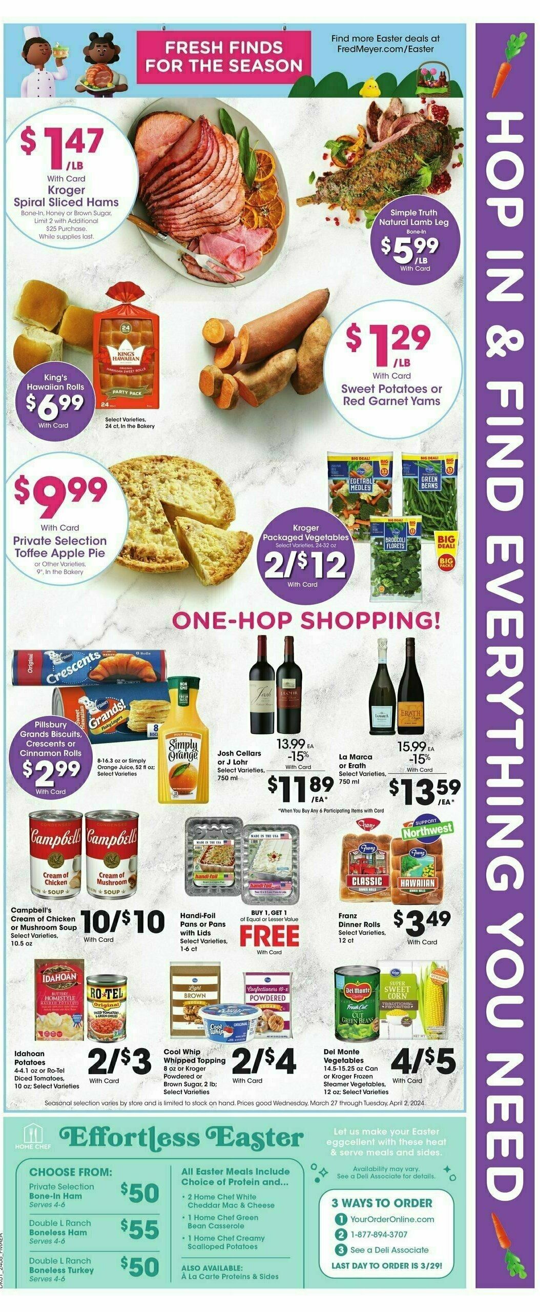 Fred Meyer Weekly Ad from March 27