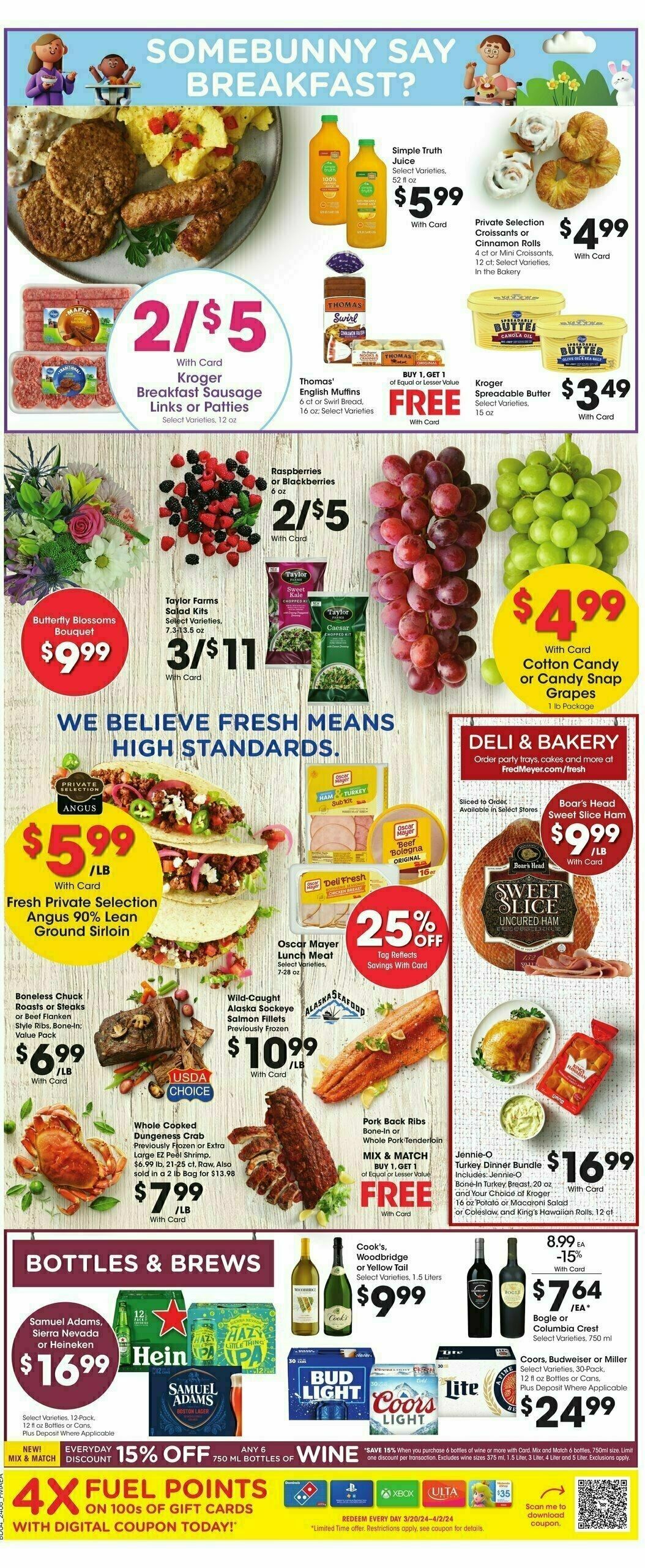 Fred Meyer Weekly Ad from March 27