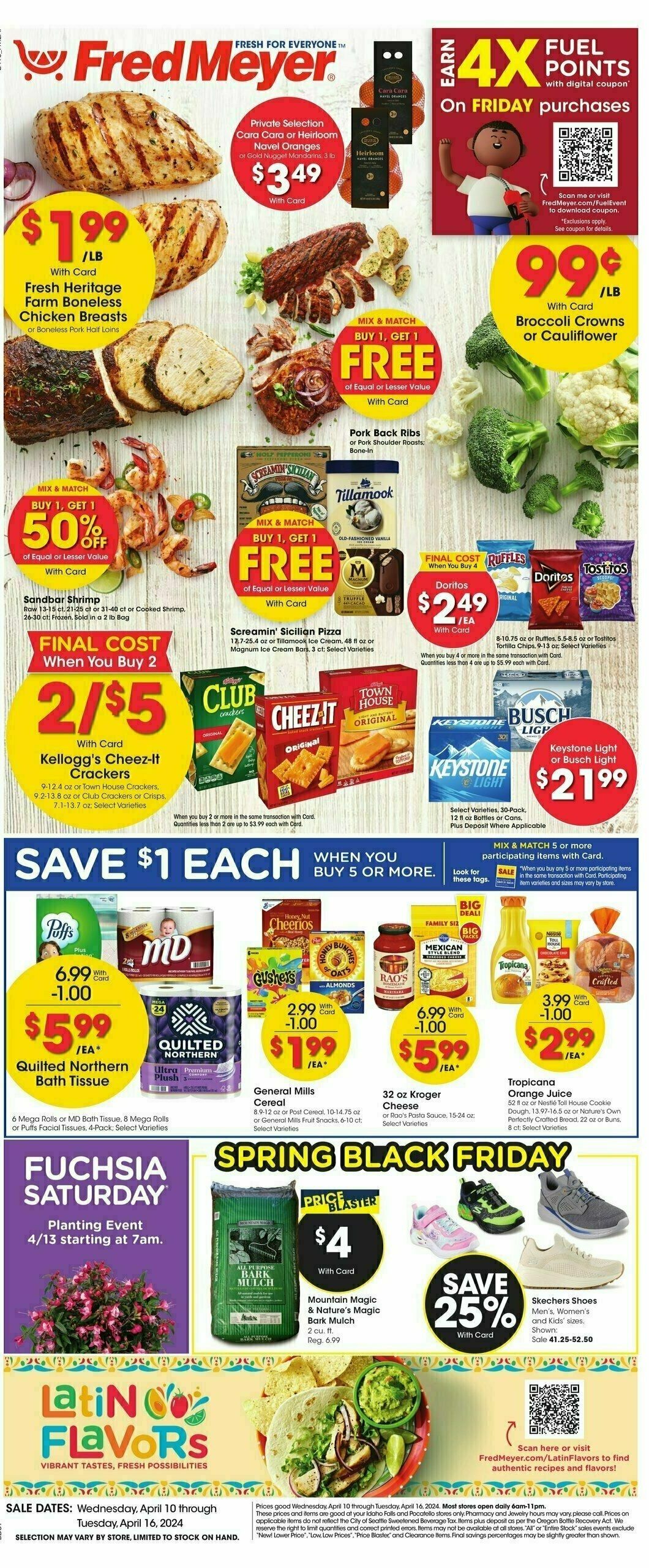 Fred Meyer Weekly Ad from April 10