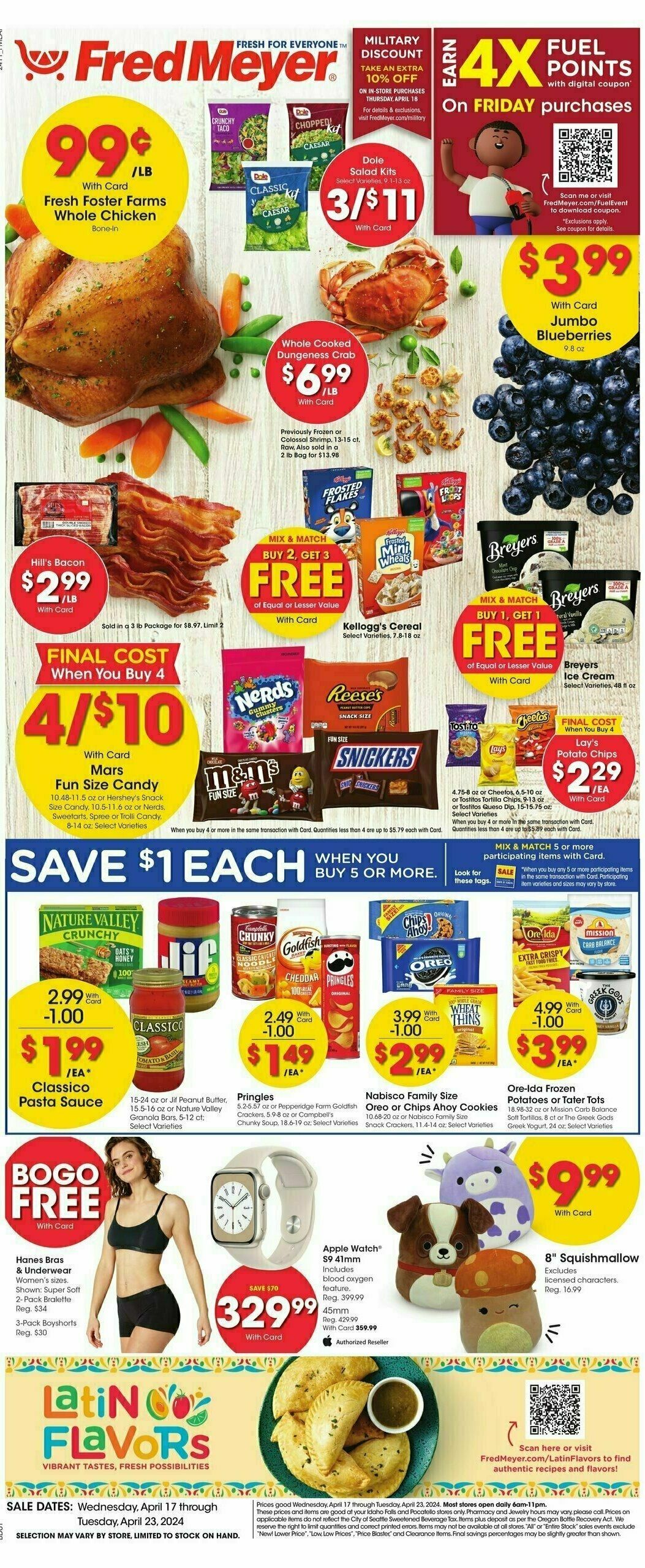 Fred Meyer Weekly Ad from April 17