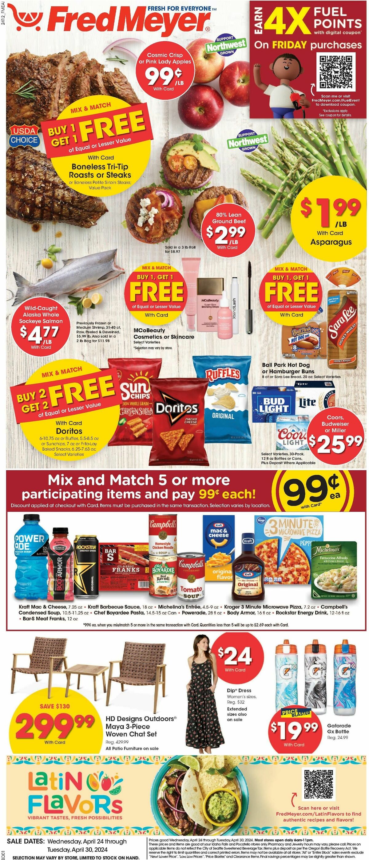 Fred Meyer Weekly Ad from April 24