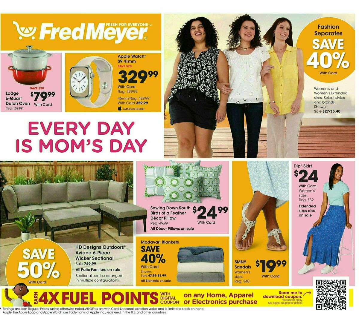 Fred Meyer General Merchandise Weekly Ad from April 24