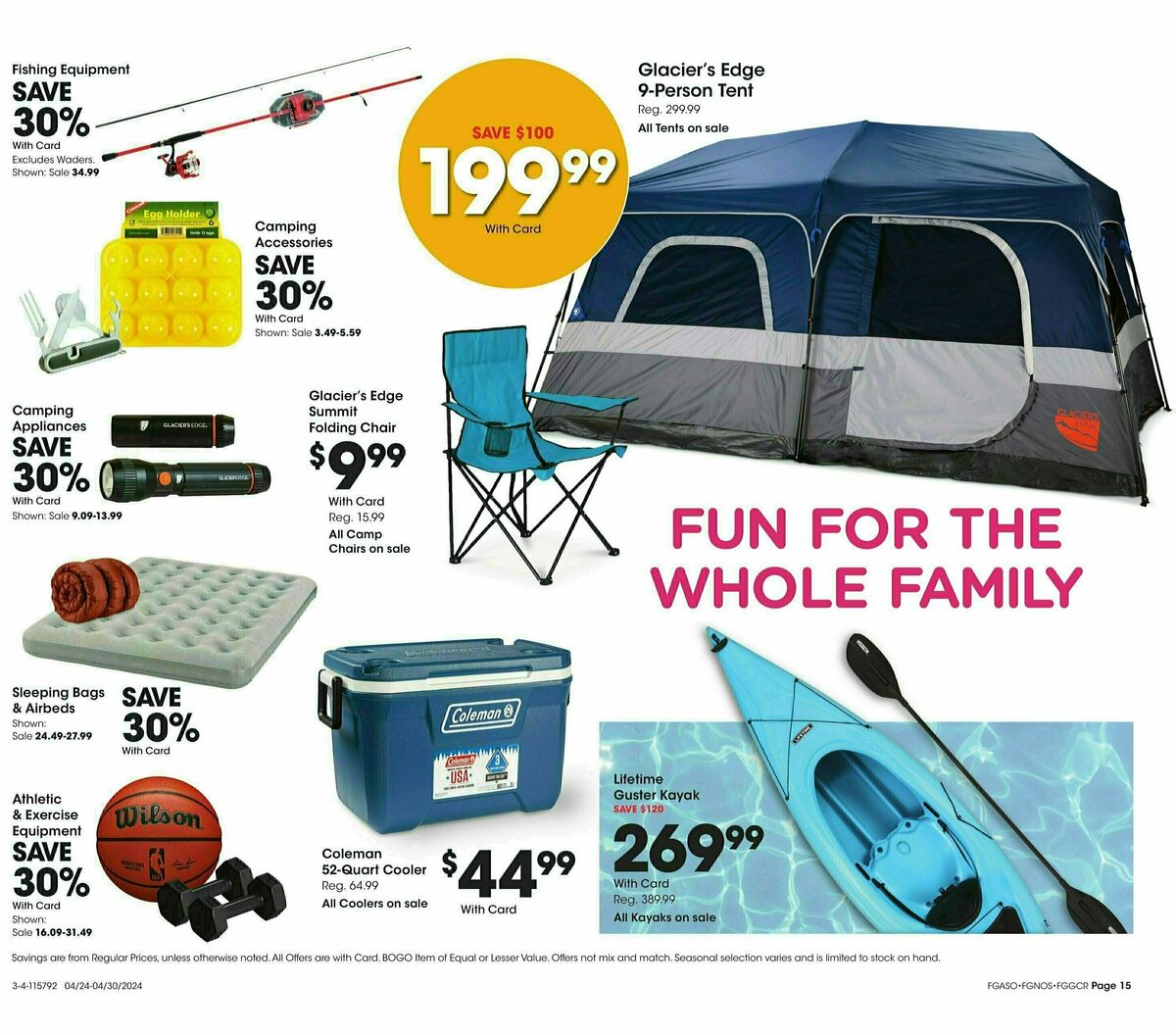 Fred Meyer General Merchandise Weekly Ad from April 24