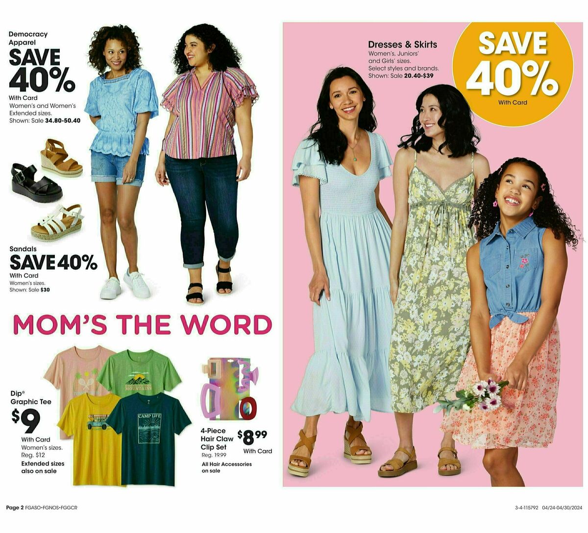 Fred Meyer General Merchandise Weekly Ad from April 24
