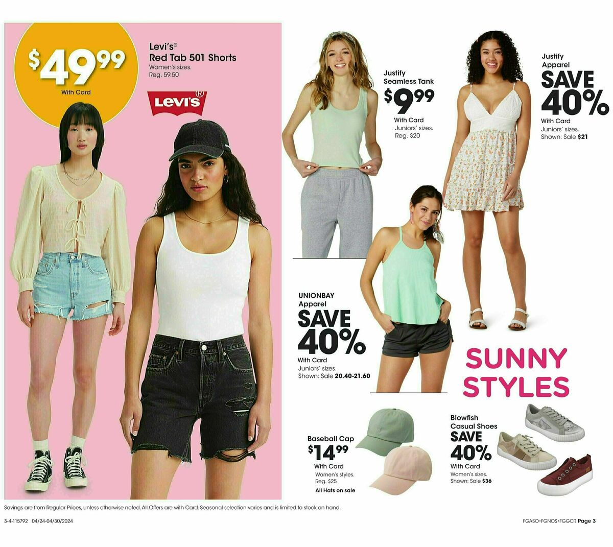 Fred Meyer General Merchandise Weekly Ad from April 24