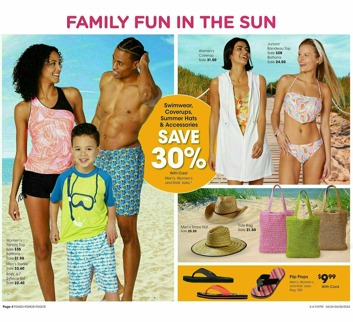 Fred Meyer General Merchandise Weekly Ad from April 24