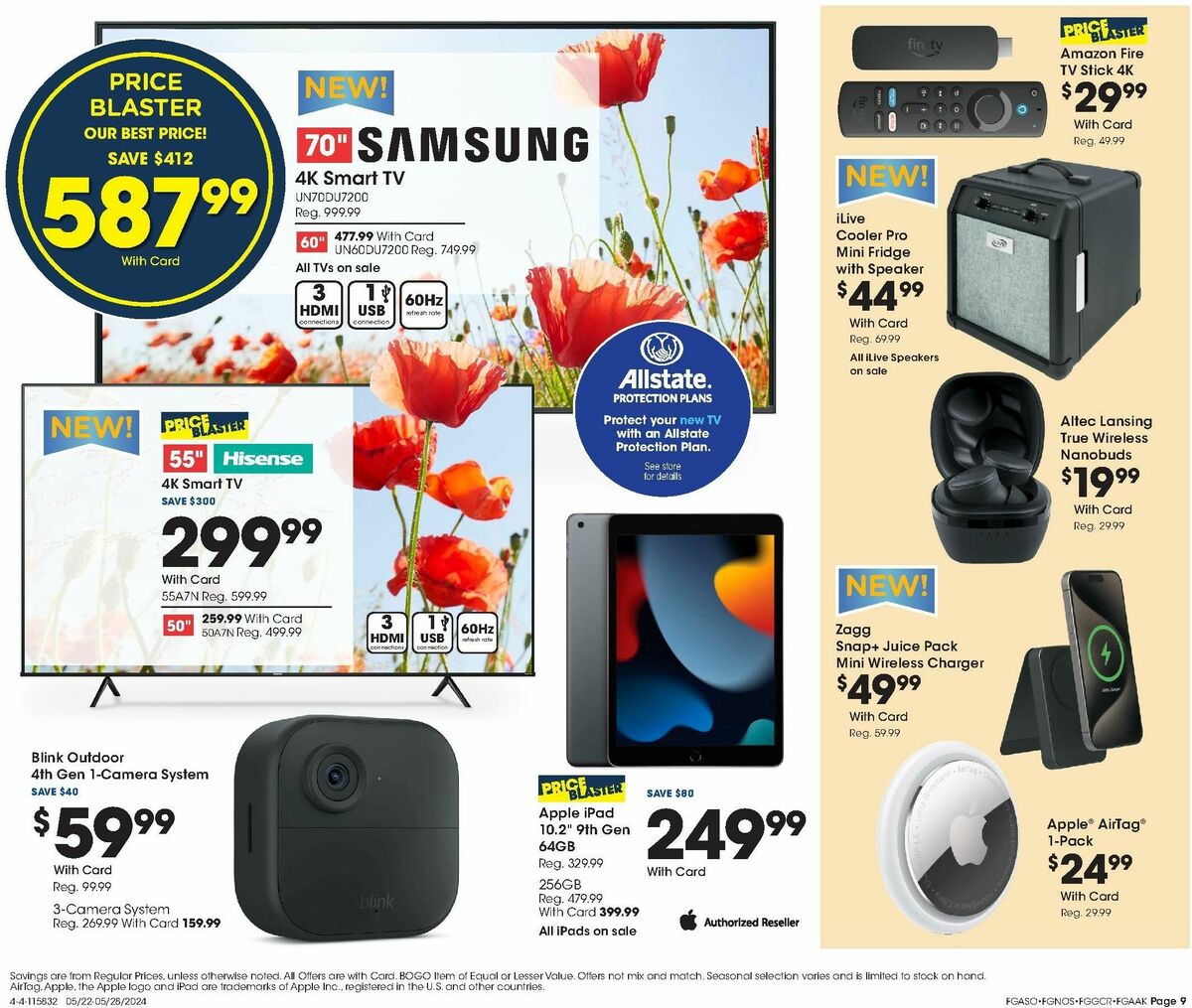 Fred Meyer General Merchandise Weekly Ad from May 22