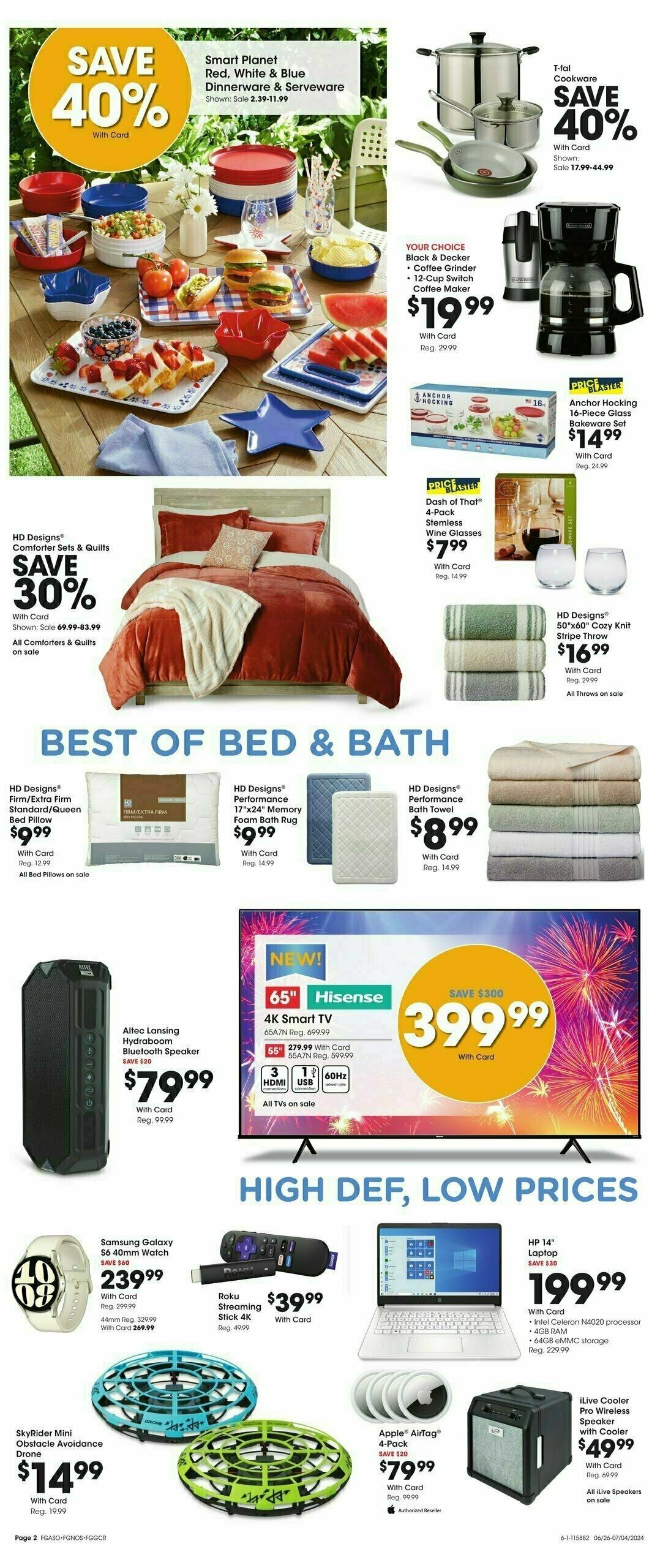 Fred Meyer General Merchandise Weekly Ad from June 26