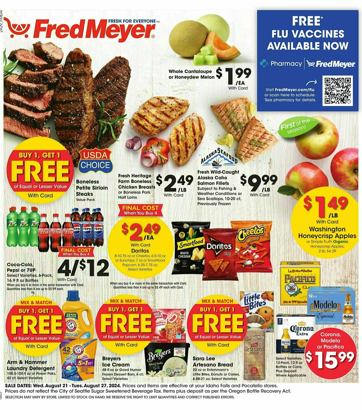 Fred Meyer Weekly Ad from August 21