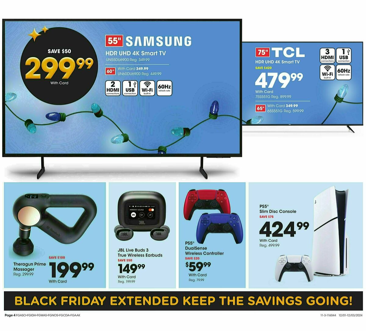 Fred Meyer Black Friday Extended Weekly Ad from December 1