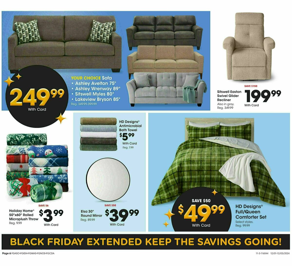 Fred Meyer Black Friday Extended Weekly Ad from December 1