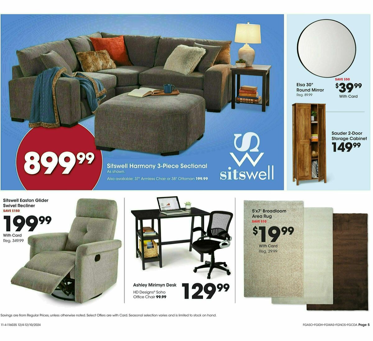 Fred Meyer Home & Apparel Weekly Ad from December 4