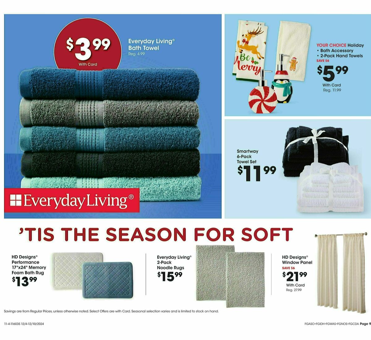 Fred Meyer Home & Apparel Weekly Ad from December 4