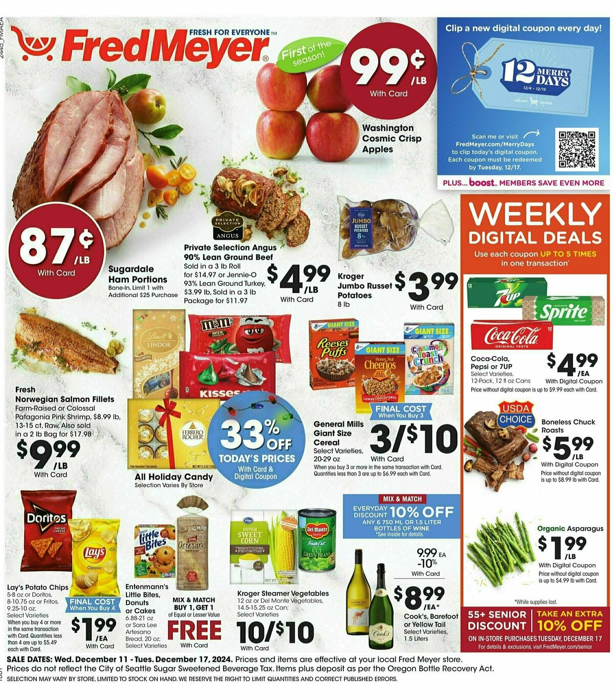 Fred Meyer Weekly Ad from December 11
