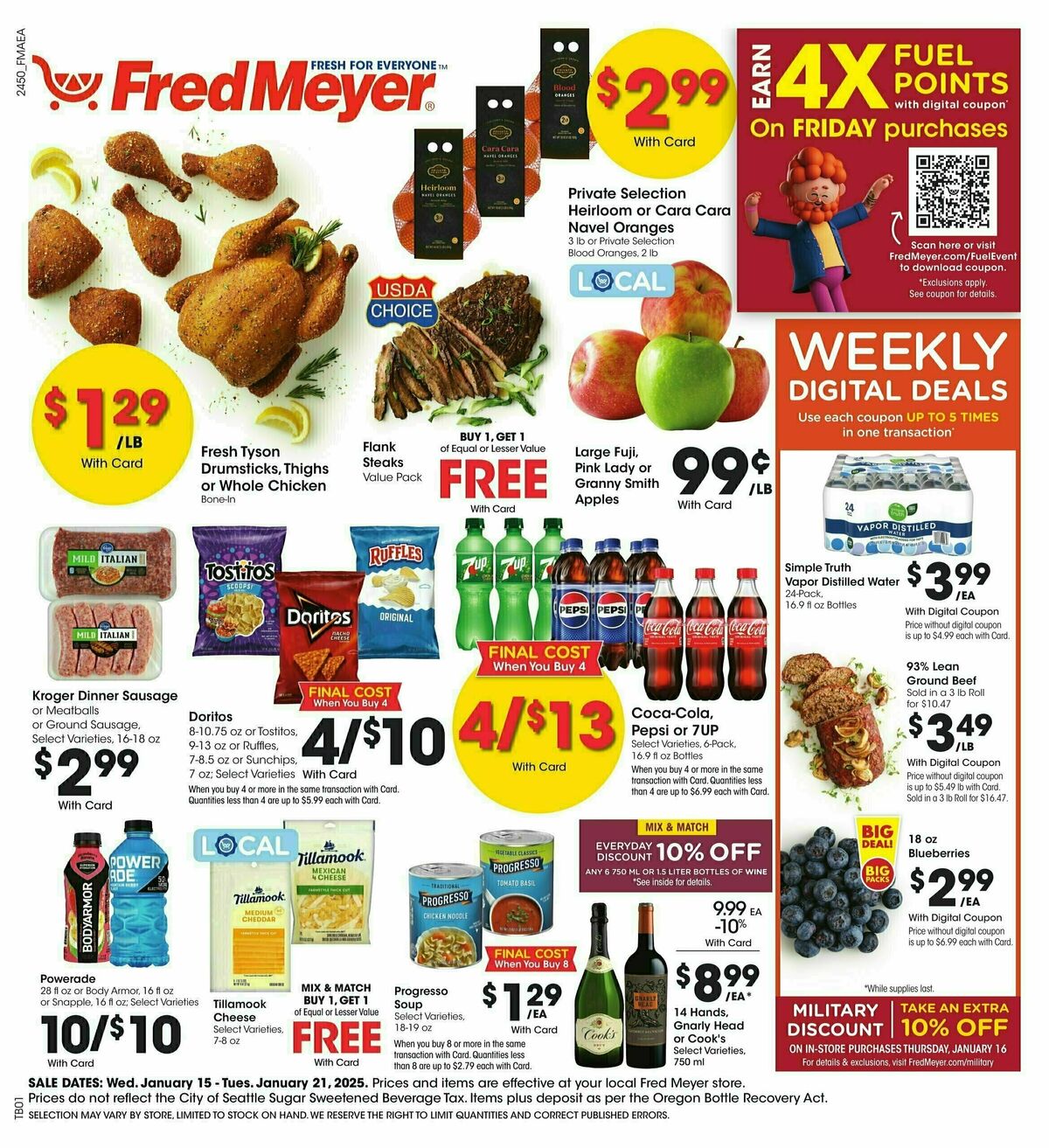 Fred Meyer Weekly Ad from January 15