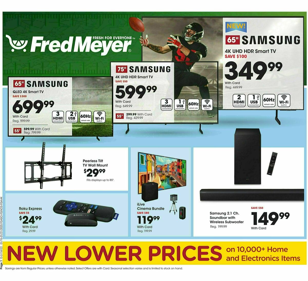 Fred Meyer Home & Apparel Weekly Ad from January 15