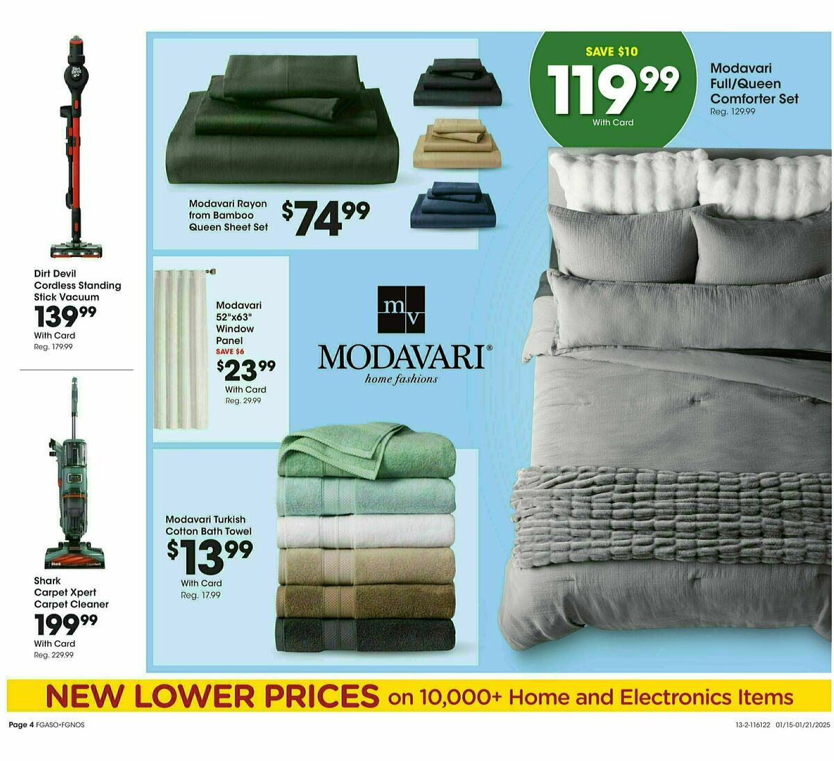 Fred Meyer Home & Apparel Weekly Ad from January 15