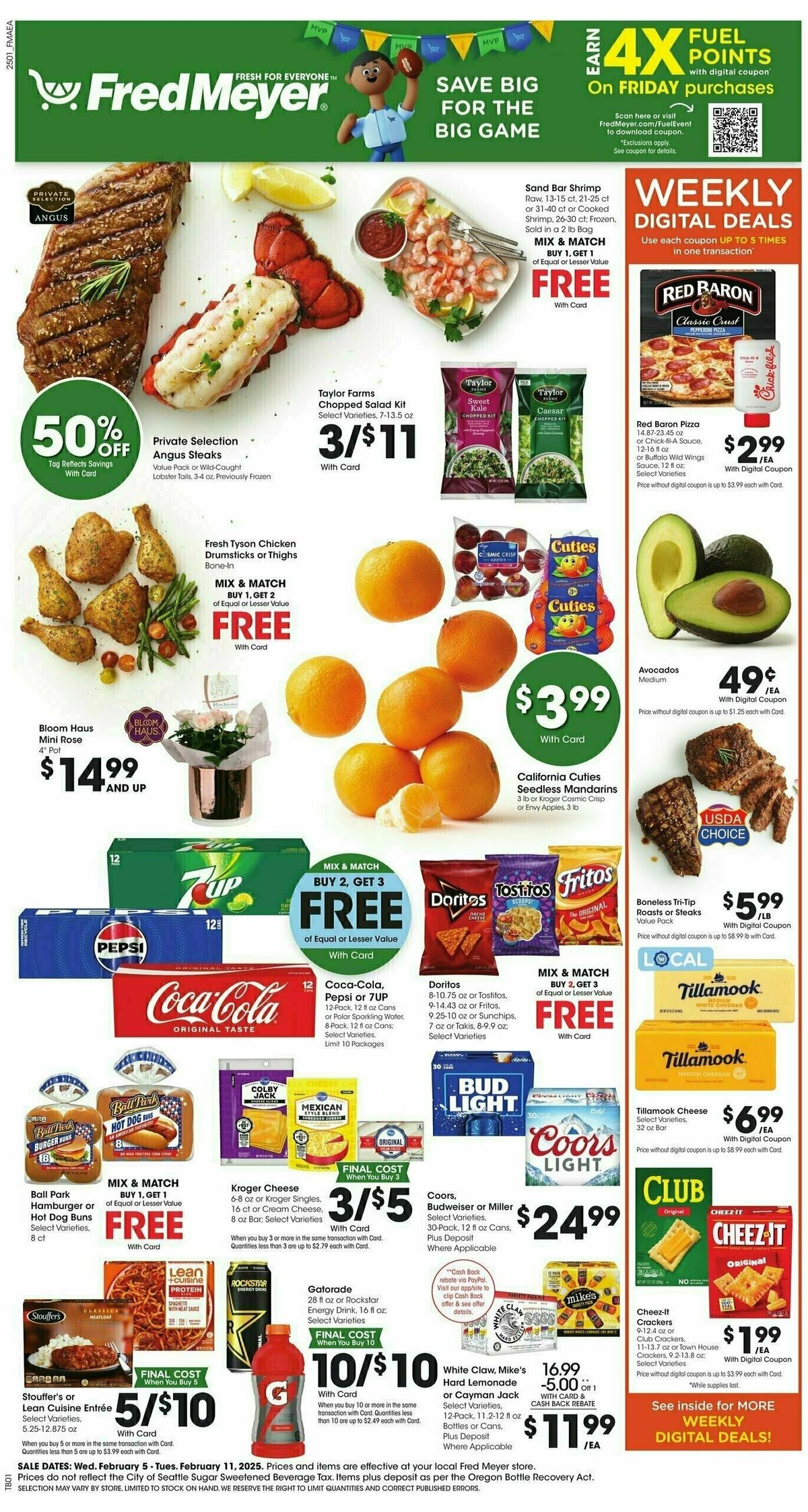 Fred Meyer Weekly Ad from February 5