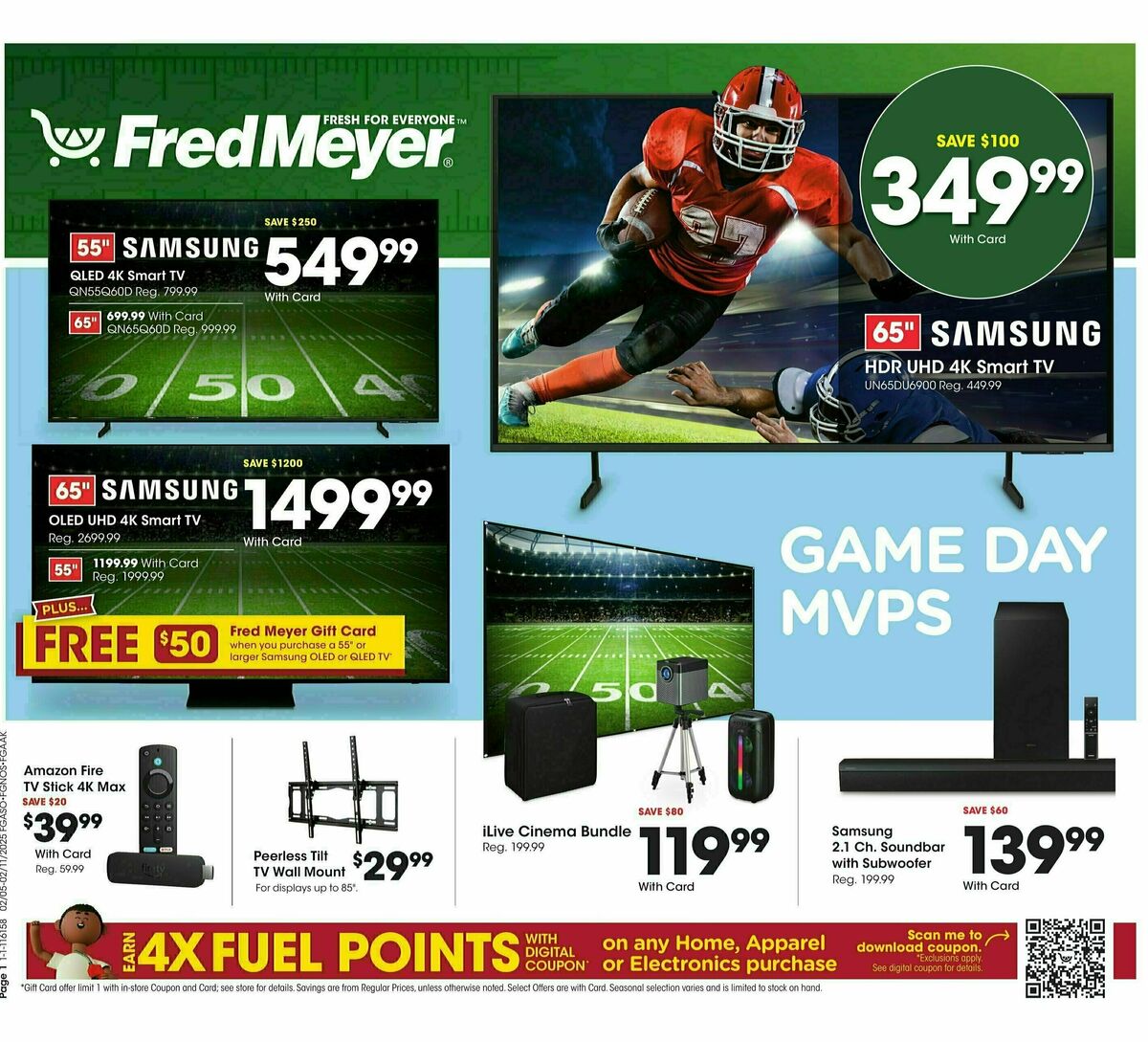Fred Meyer Home & Apparel Weekly Ad from February 5