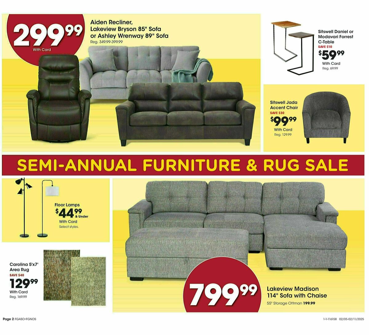 Fred Meyer Home & Apparel Weekly Ad from February 5