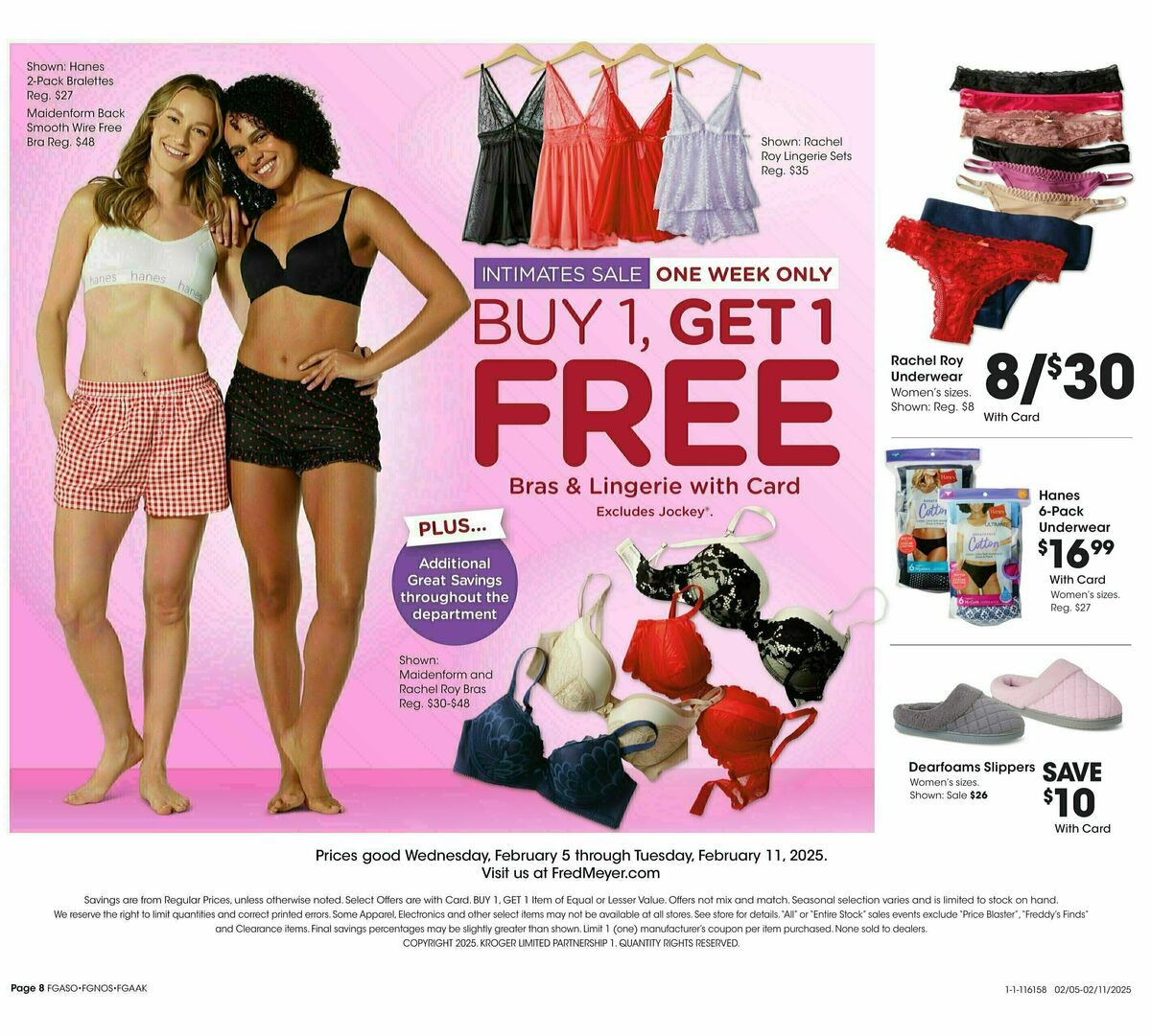 Fred Meyer Home & Apparel Weekly Ad from February 5