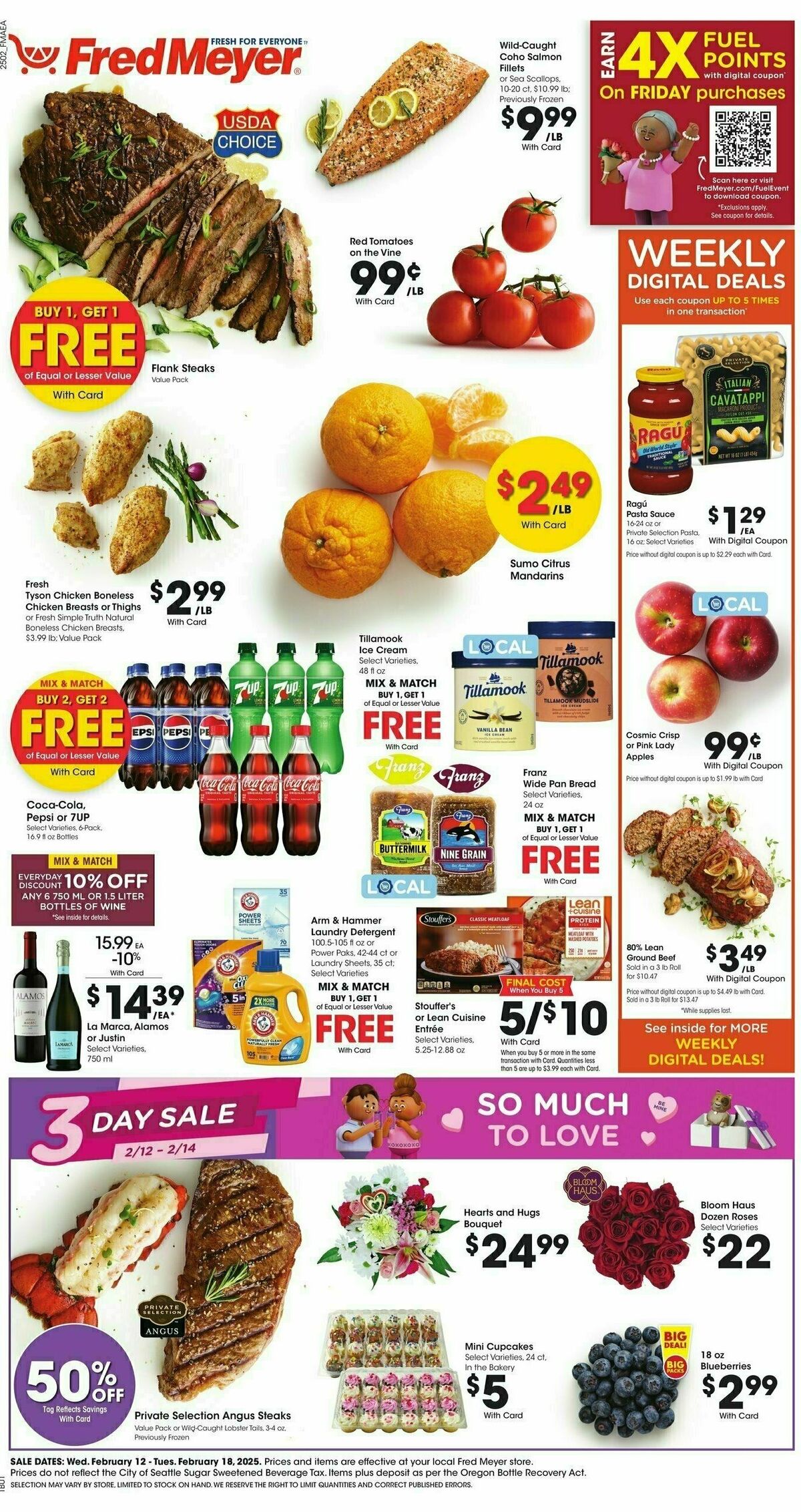 Fred Meyer Weekly Ad from February 12