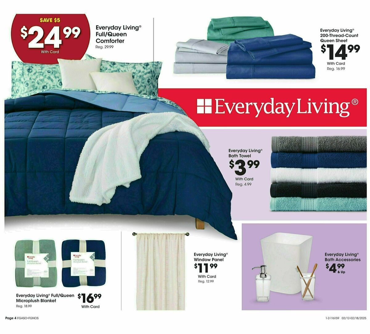 Fred Meyer Home & Apparel Weekly Ad from February 12
