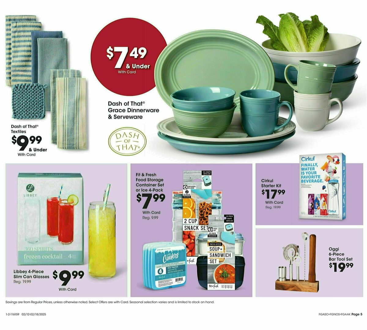 Fred Meyer Home & Apparel Weekly Ad from February 12