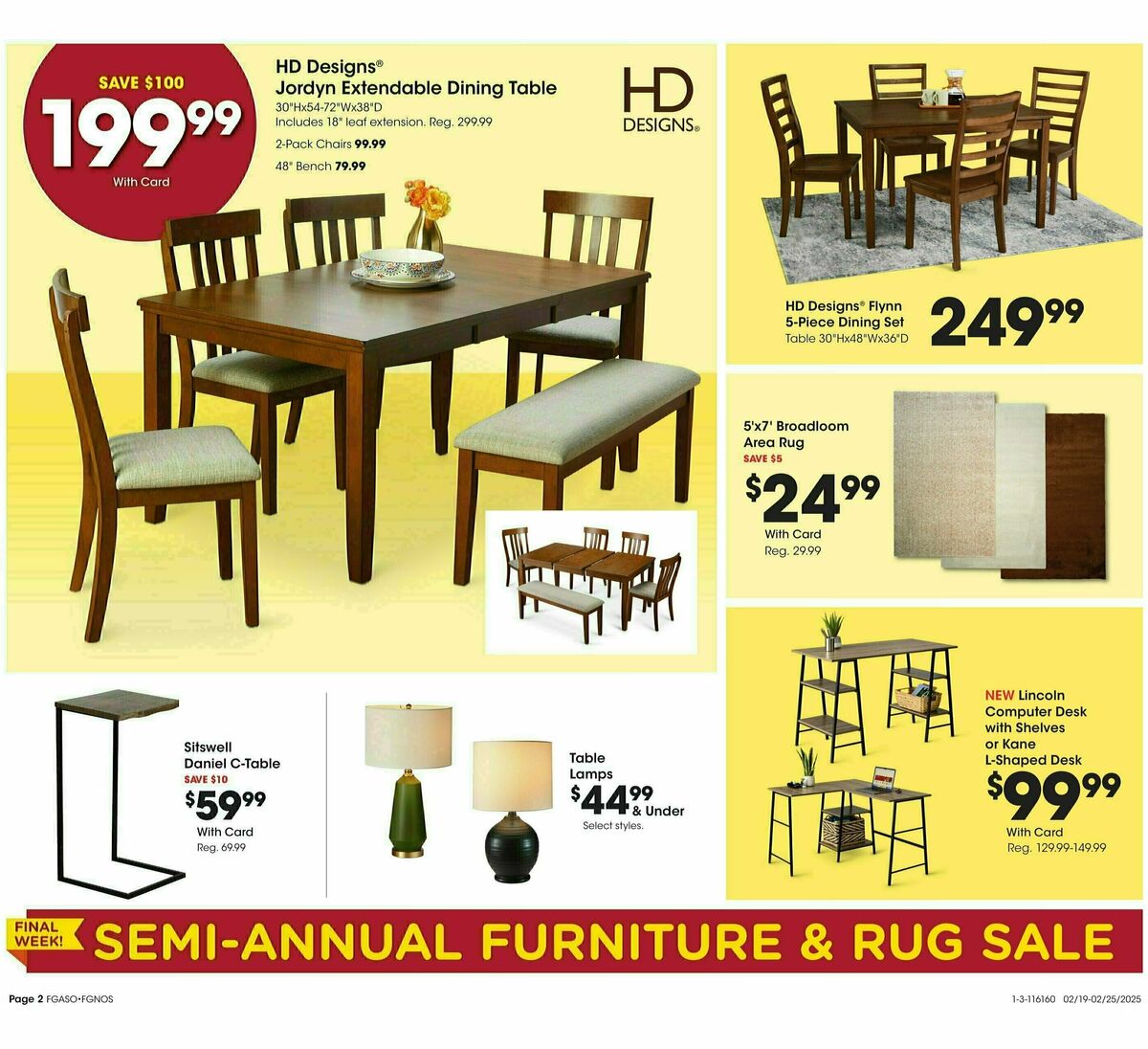 Fred Meyer Home & Apparel Weekly Ad from February 19