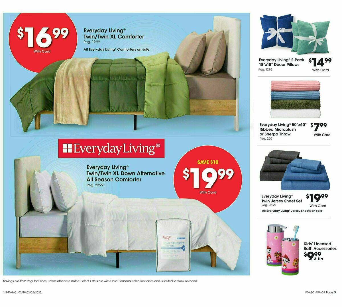 Fred Meyer Home & Apparel Weekly Ad from February 19